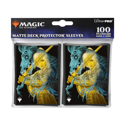 MTG: Duskmourn 100ct Deck Protector Sleeves Alt Art Key Character Mythic 1