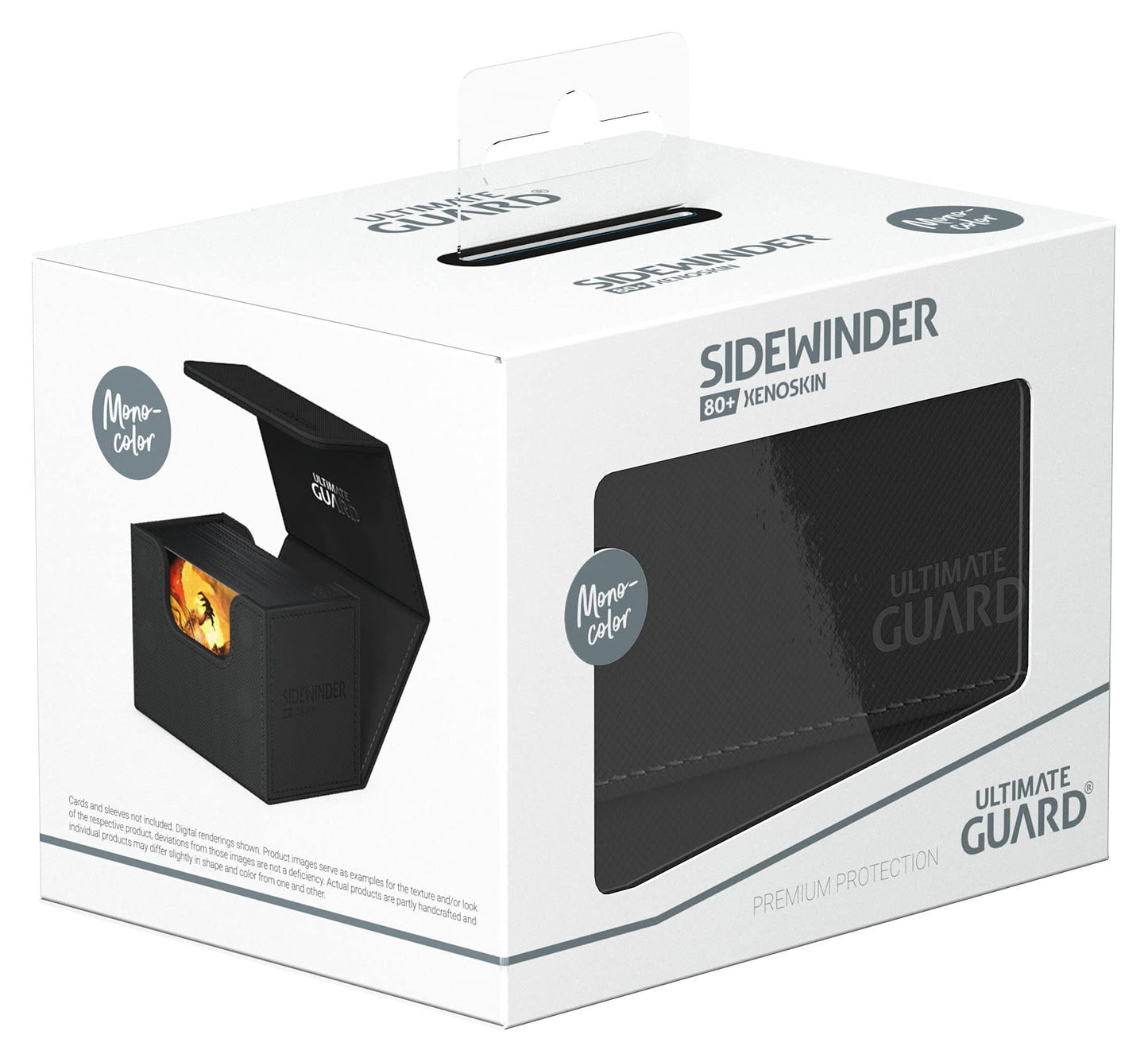 Ultimate Guard Sidewinder 80+ XenoSkin Monocolor Black