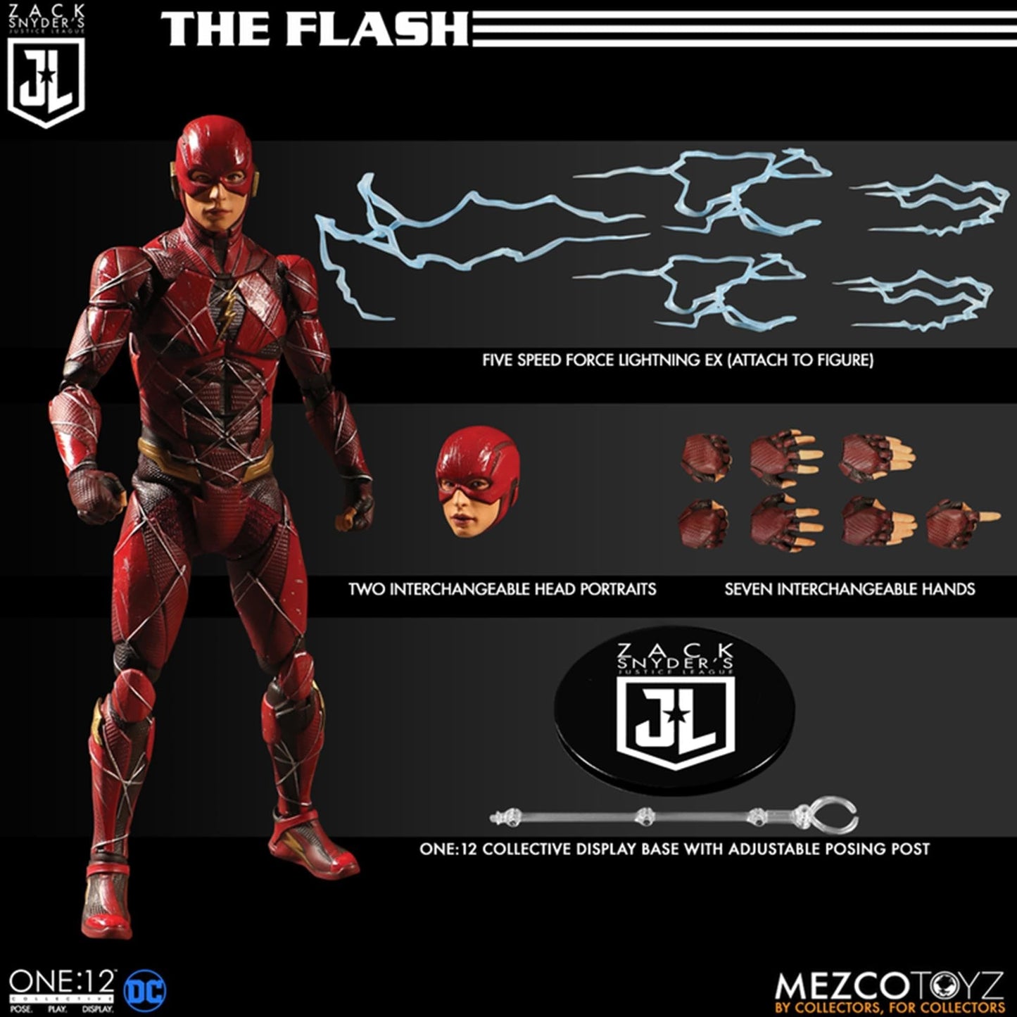 Zack Snyder's Justice League Action Figures 1/12 Deluxe Steel Box Set 15 - 17 cm