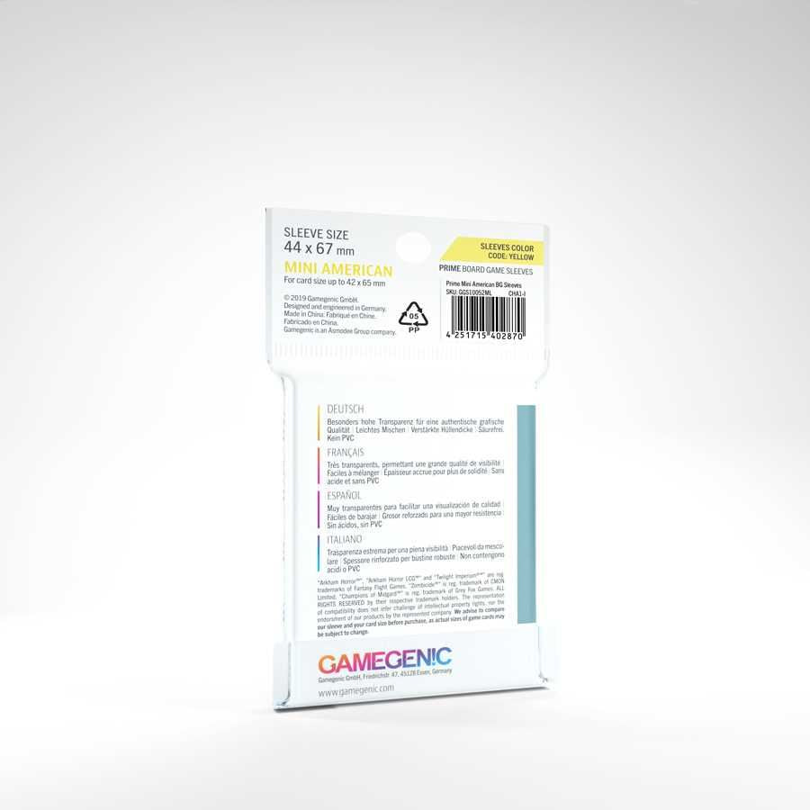 UNIT Gamegenic PRIME Mini American- Sized Sleeves 44 x 67 mm (50 ct.)