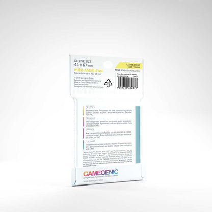 UNIT Gamegenic PRIME Mini American- Sized Sleeves 44 x 67 mm (50 ct.)