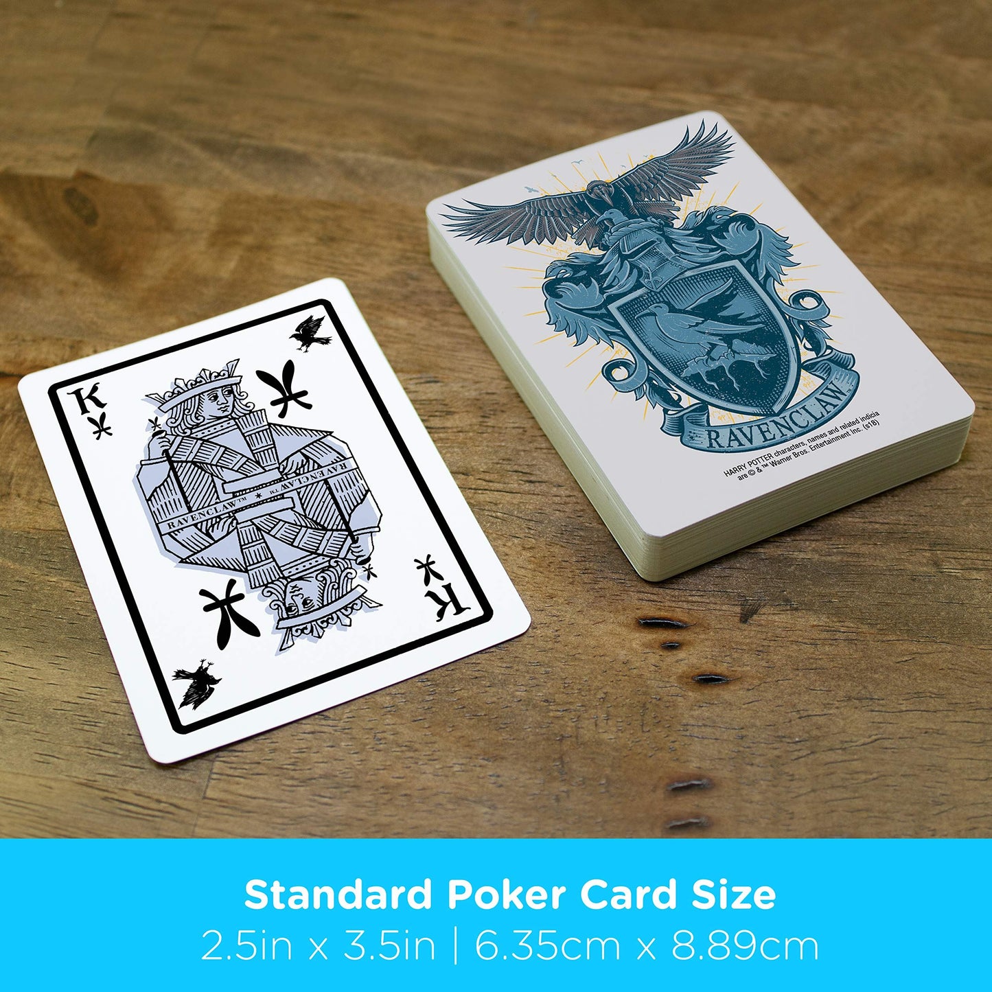 Aquarius Harry Potter Playing Cards Ravenclaw, Multicolor, 52441