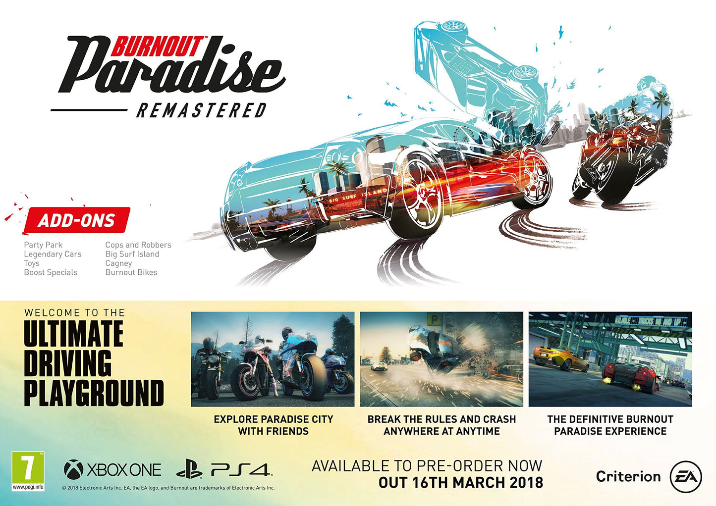 Burnout Paradise Remastered /Xbox One *New & Sealed*