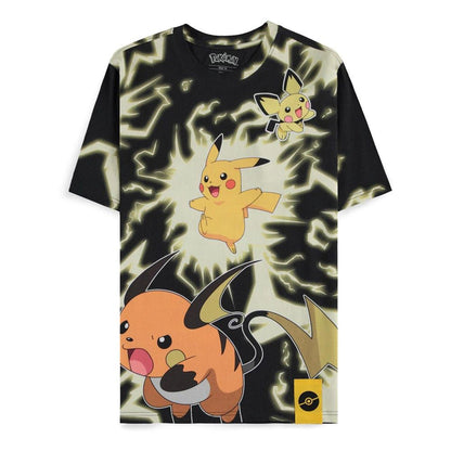 Pok?mon T-Shirt Mirage AOP Pikachu Lightning Size M