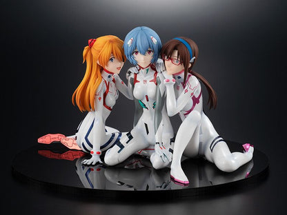 Evangelion 30+10 Thrice Upon a Time Statue Asuka/Rei/Mari Newtype Cover Ver