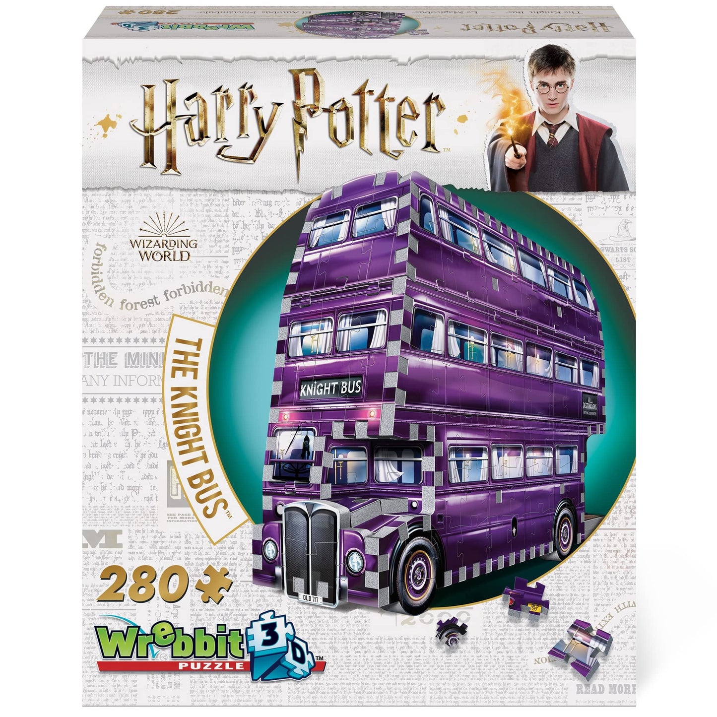 Wrebbit 3D Puzzle - Harry Potter: Knight Bus 3D Puzzle  (DELETED ) (280pc)