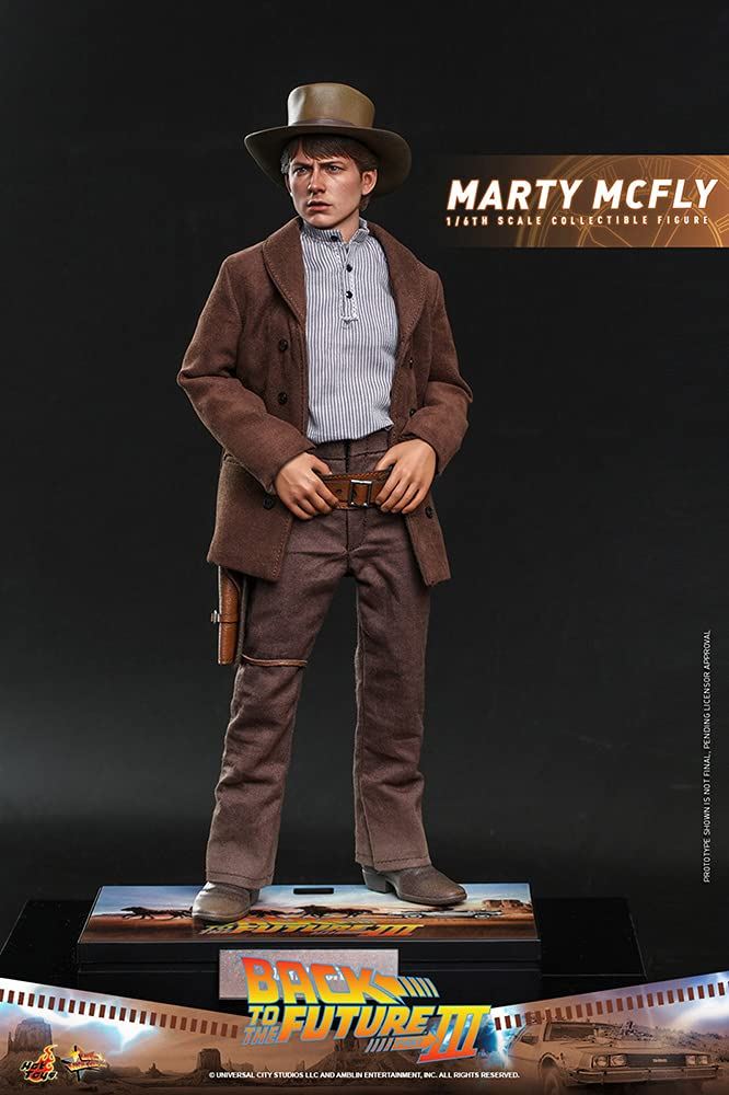 Back To The Future III Movie Masterpiece Action Figure 1/6 Marty McFly 28 cm