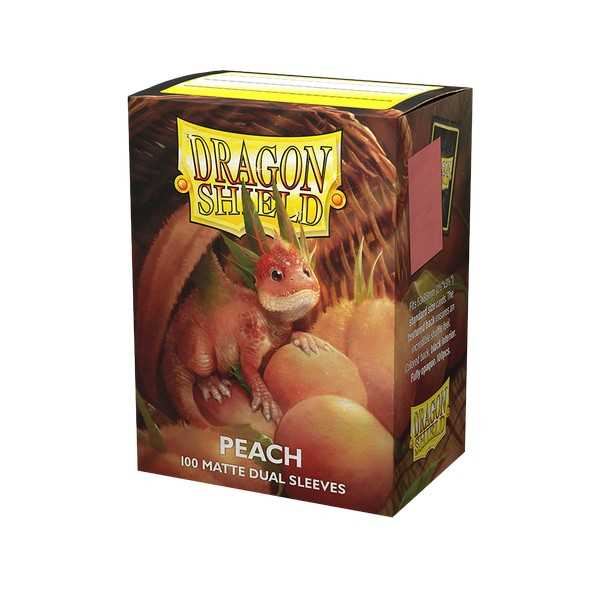 UNIT Dragon Shield Dual Matte - Peach (100 ct.)