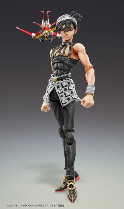 JoJos Bizarre Adventure Golden Wind Chozokado Narancia Ghirga & As Black 15cm