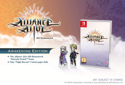 The Alliance Alive HD Remastered (Awakening Edition) /Switch *New & Sealed*