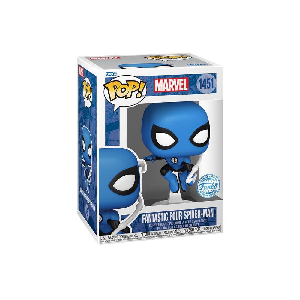 Marvel Pop! Fantastic Four Vinyl Figure Spider-Man Blue Suit Special Edition 10