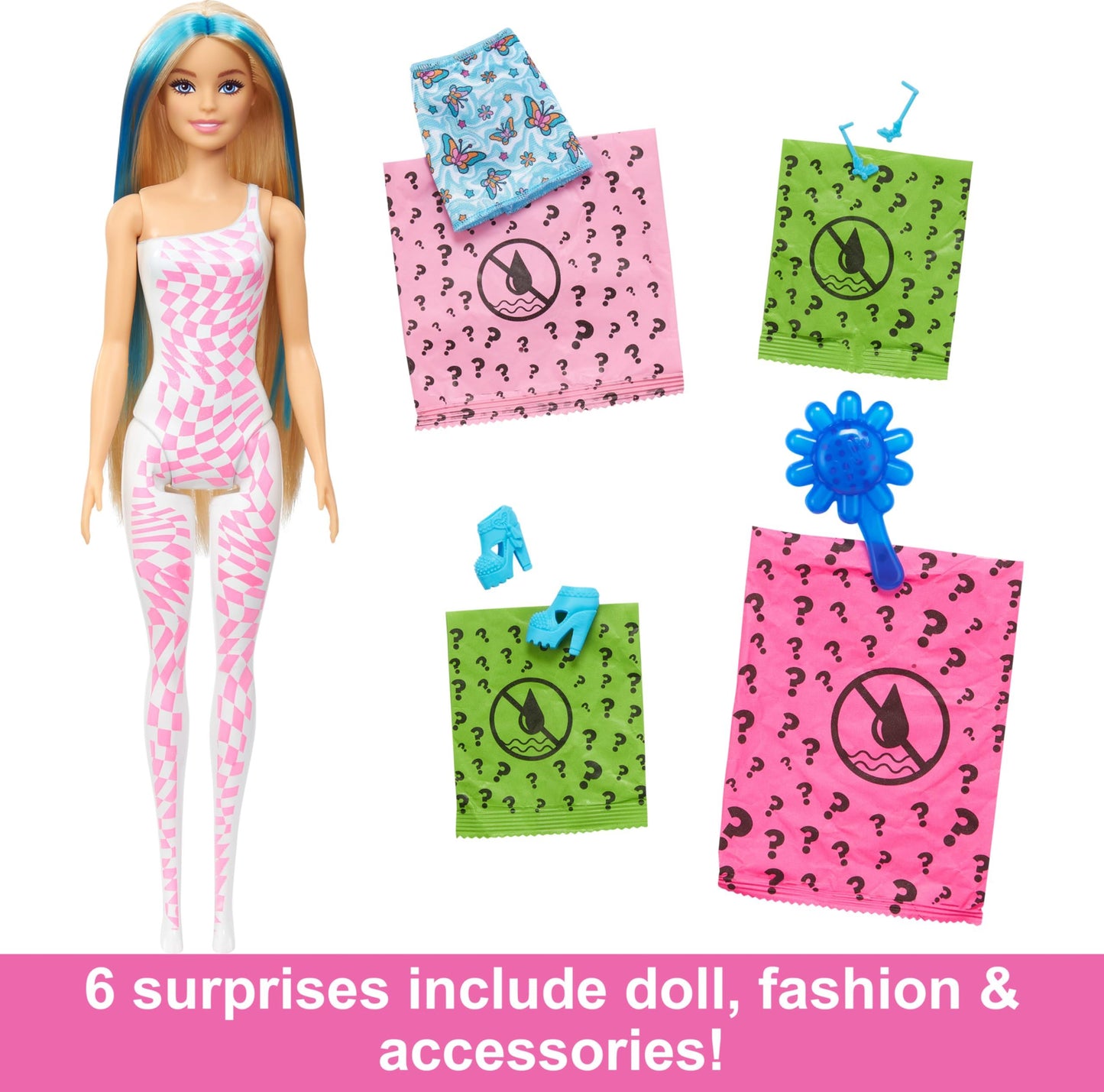 Barbie - Colour Reveal Groovy Series /Toys