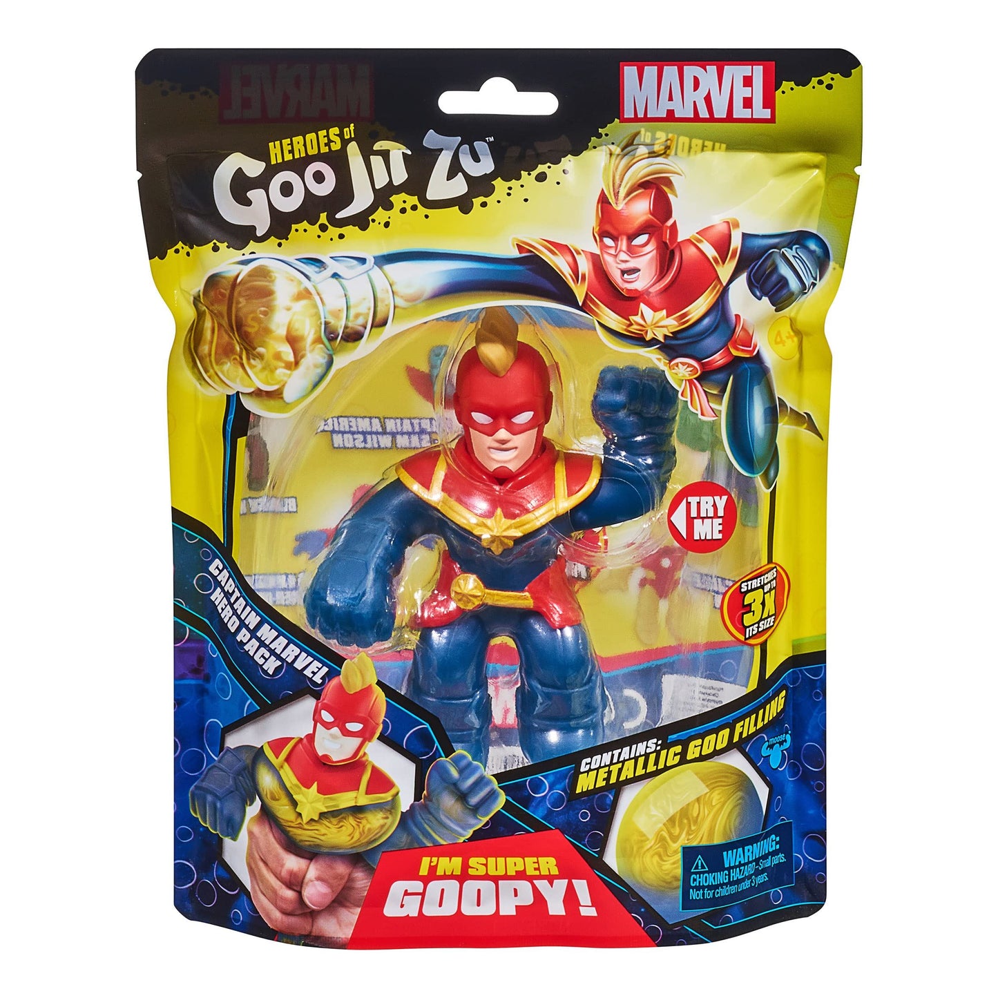 Heroes of Goo Jit Zu - Marvel Super Heroes Captain Marvel /Toys