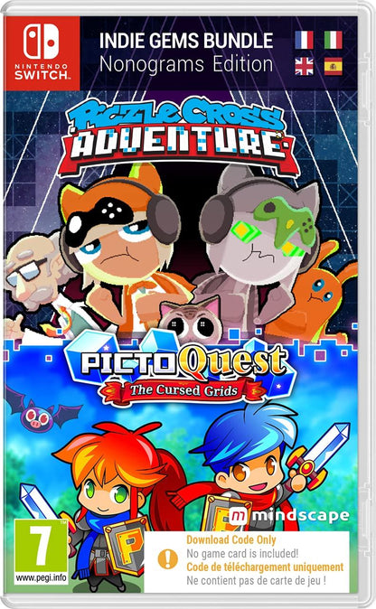 Piczle Cross Adventure & PictoQuest The Cursed Grids (2 Pack) (Code in a Box)