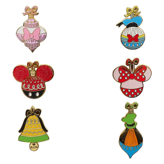Disney by Loungefly Enamel Pins Mickey & friends Ornaments Blind Assortment 12