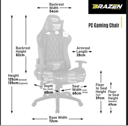 Brazen Venom Esports Gc Yell Gaming Furniture