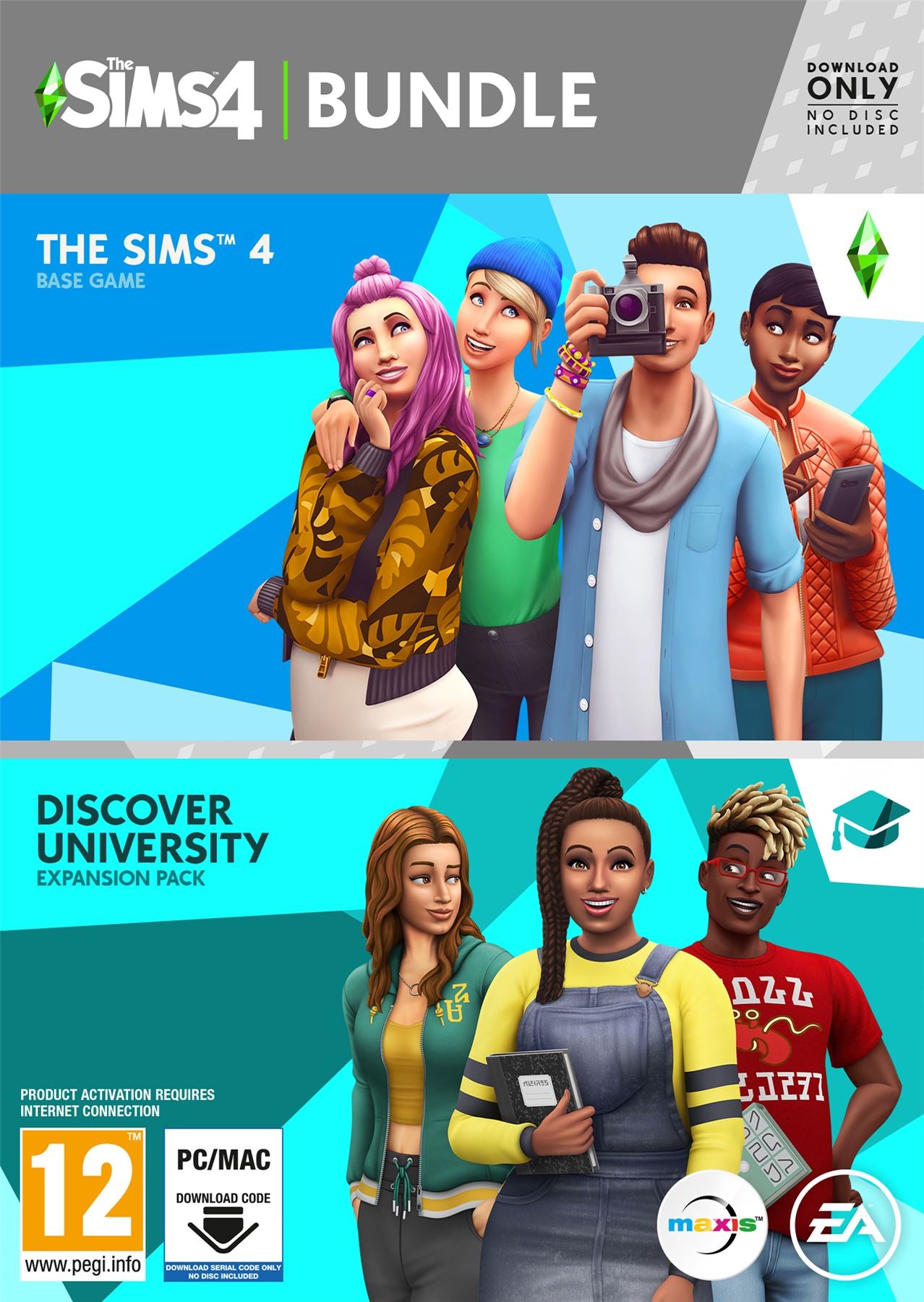 The Sims 4 Plus University IBM/PC *New & Sealed*