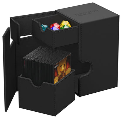 Ultimate Guard Flip`n`Tray 100+ XenoSkin Monocolor Black