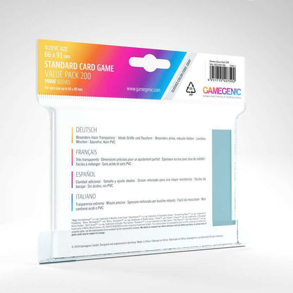 UNIT Gamegenic Value Pack Standard Sleeves (200 ct.)