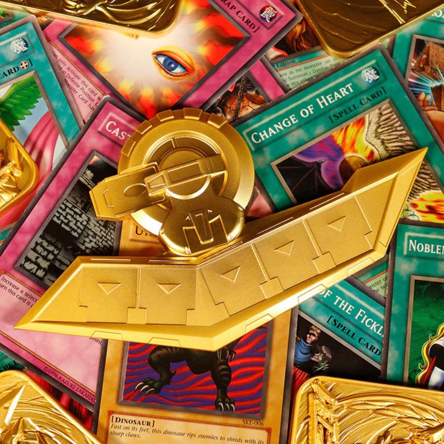 Yu-Gi-Oh! 24K Gold Plated Duel Disk Mini Replica 18 cm