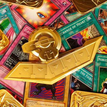 Yu-Gi-Oh! 24K Gold Plated Duel Disk Mini Replica 18 cm