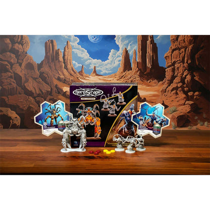 Heroscape: Revna?s Rebuke: Iron Lich Viscerot and Necrotech Wraithriders Army Ex