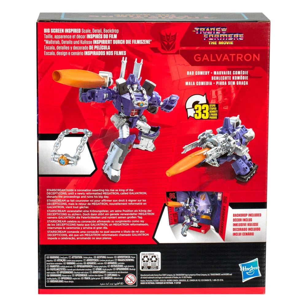 The Transformers: The Movie Studio Series Leader Class Action Figure Galvatron 2