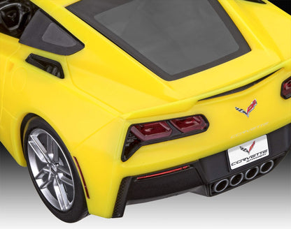Revell Model Kit 2014 Corvette Yellow 1:25 07  /Toys