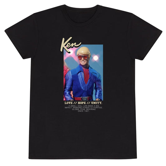 Barbie T-Shirt Ken Love Hope Unity Size M