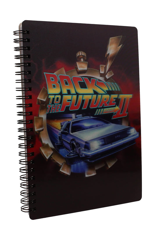 Back to the Future II Notebook with 3D-Effect Poster