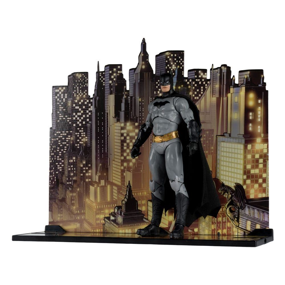 DC Multiverse Figure Batman with Bat-Glider The Thirteenth Hour Gold Label 18cm