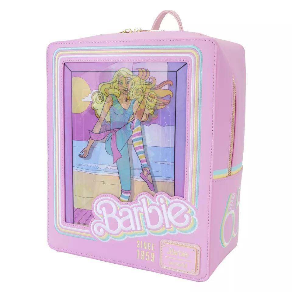 Mattel by Loungefly Backpack Mini Barbie 65th Anniversary Doll Box