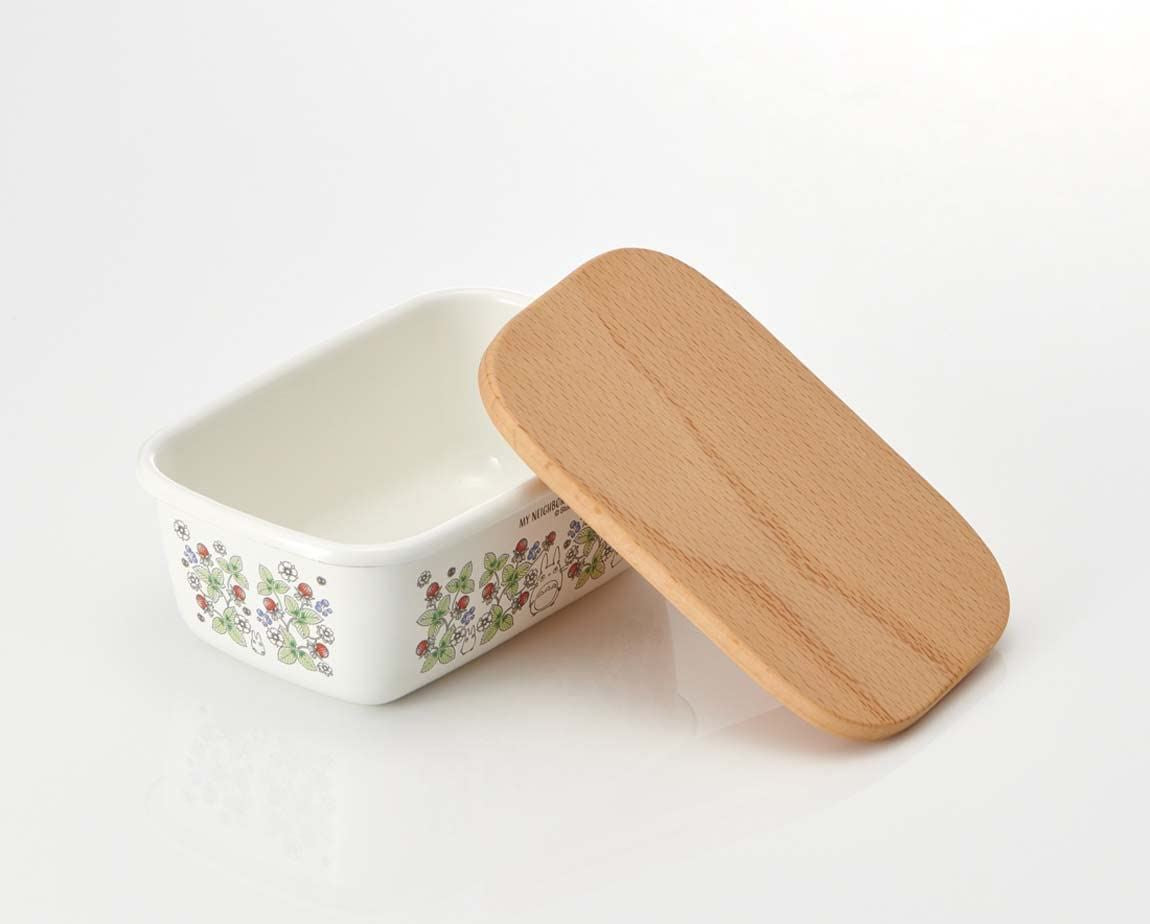 My Neighbor Totoro butter dish with wooden lid Soot Sprites 500 ml