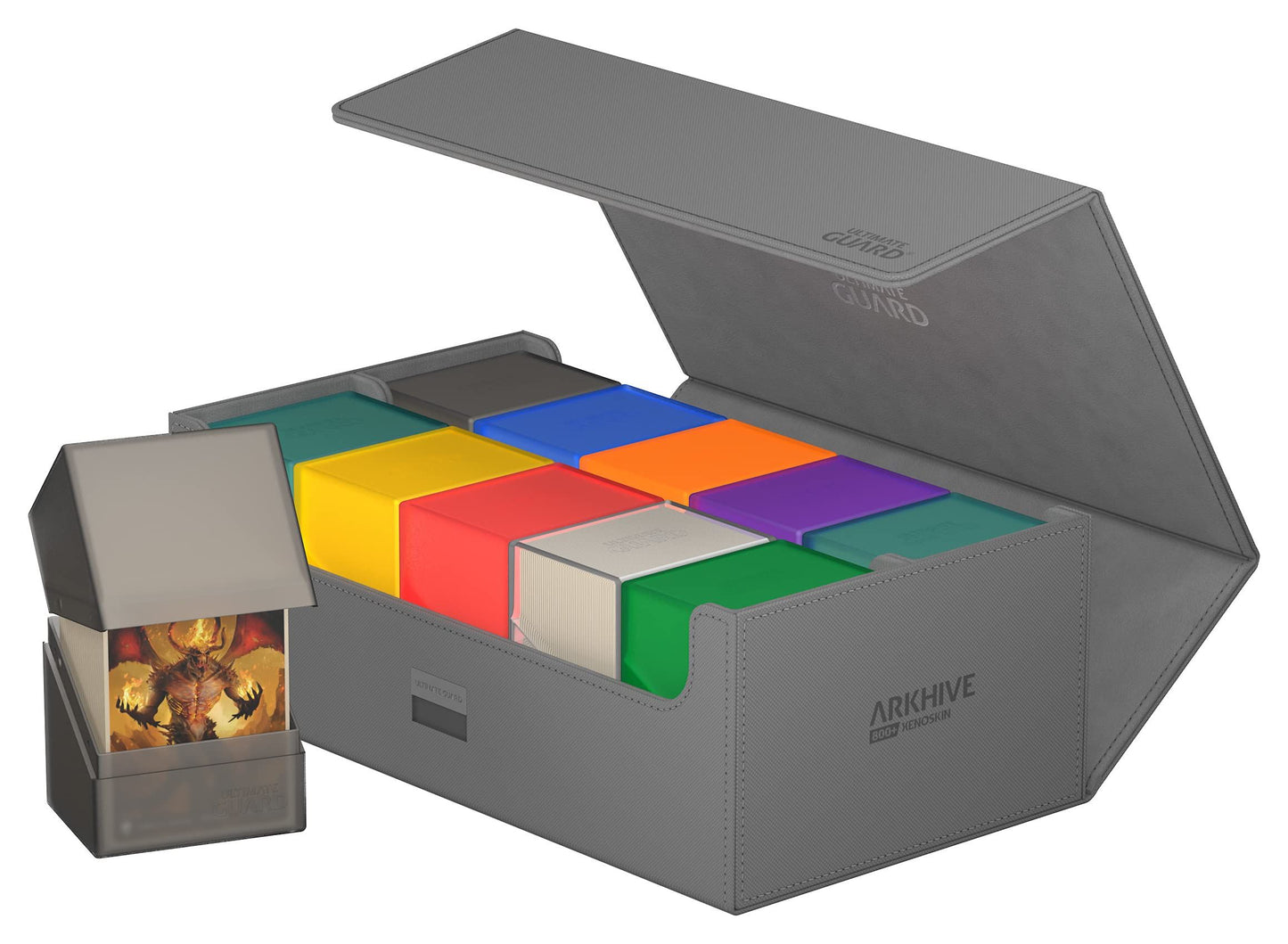 Ultimate Guard Arkhive 800+ XenoSkin Monocolor Grey
