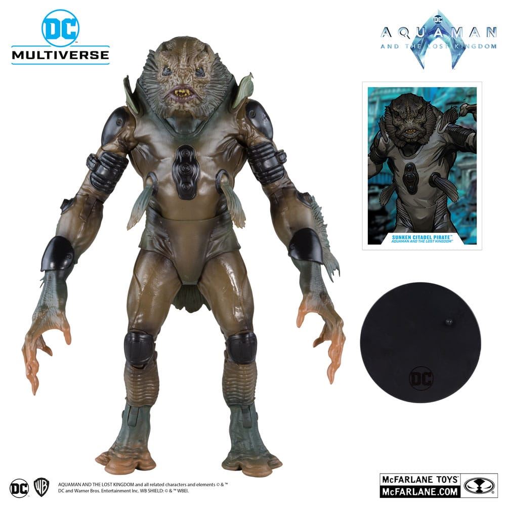 Aquaman & the Lost Kingdom DC Multiverse Megafig Sunken Citadel Pirate 30cm