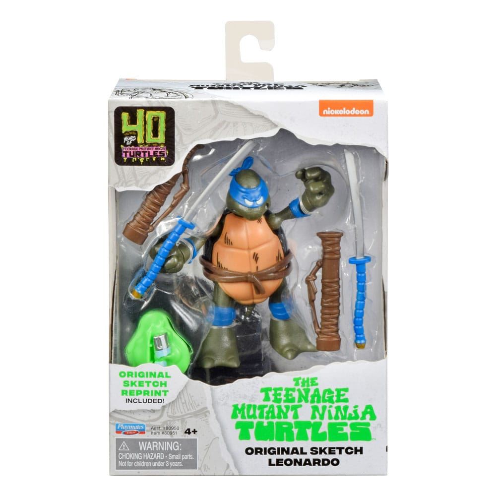 Teenage Mutant Ninja Turtles Action Figures 40th Anniversary 10 cm Assortment (8