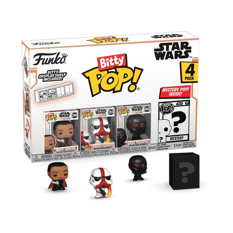 Star Wars: Mandalorian Bitty POP! Vinyl Figure 4-Pack ?Moff Gideon 2,5 cm