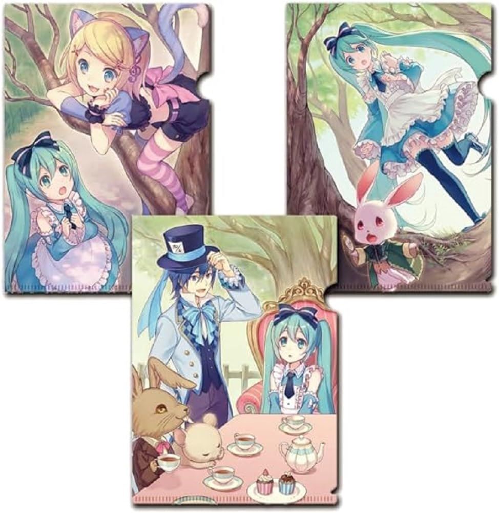 Vocaloid Clearfile 3-Set Characters