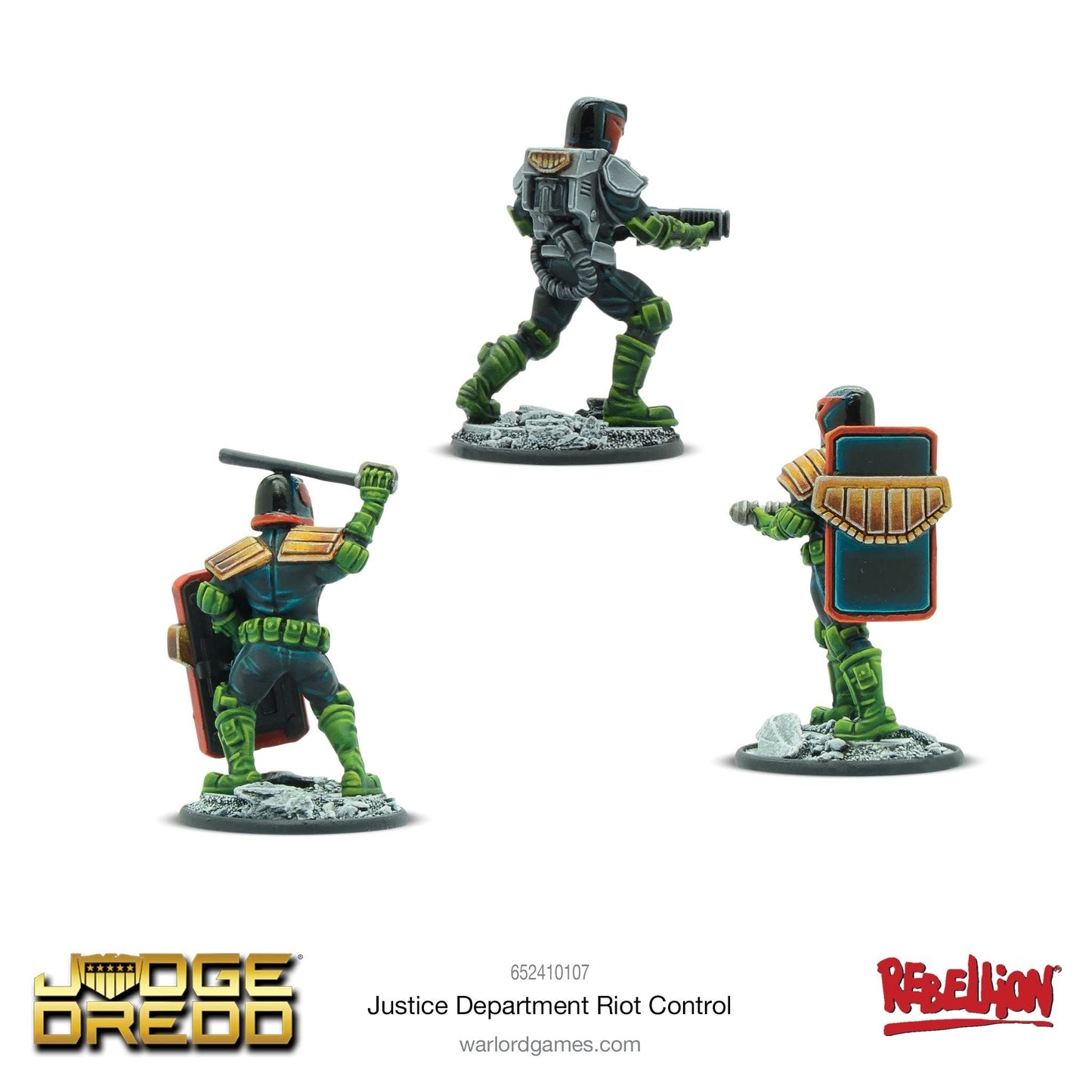 Dredd Justice Dept Riot Contro Indies Merchandise