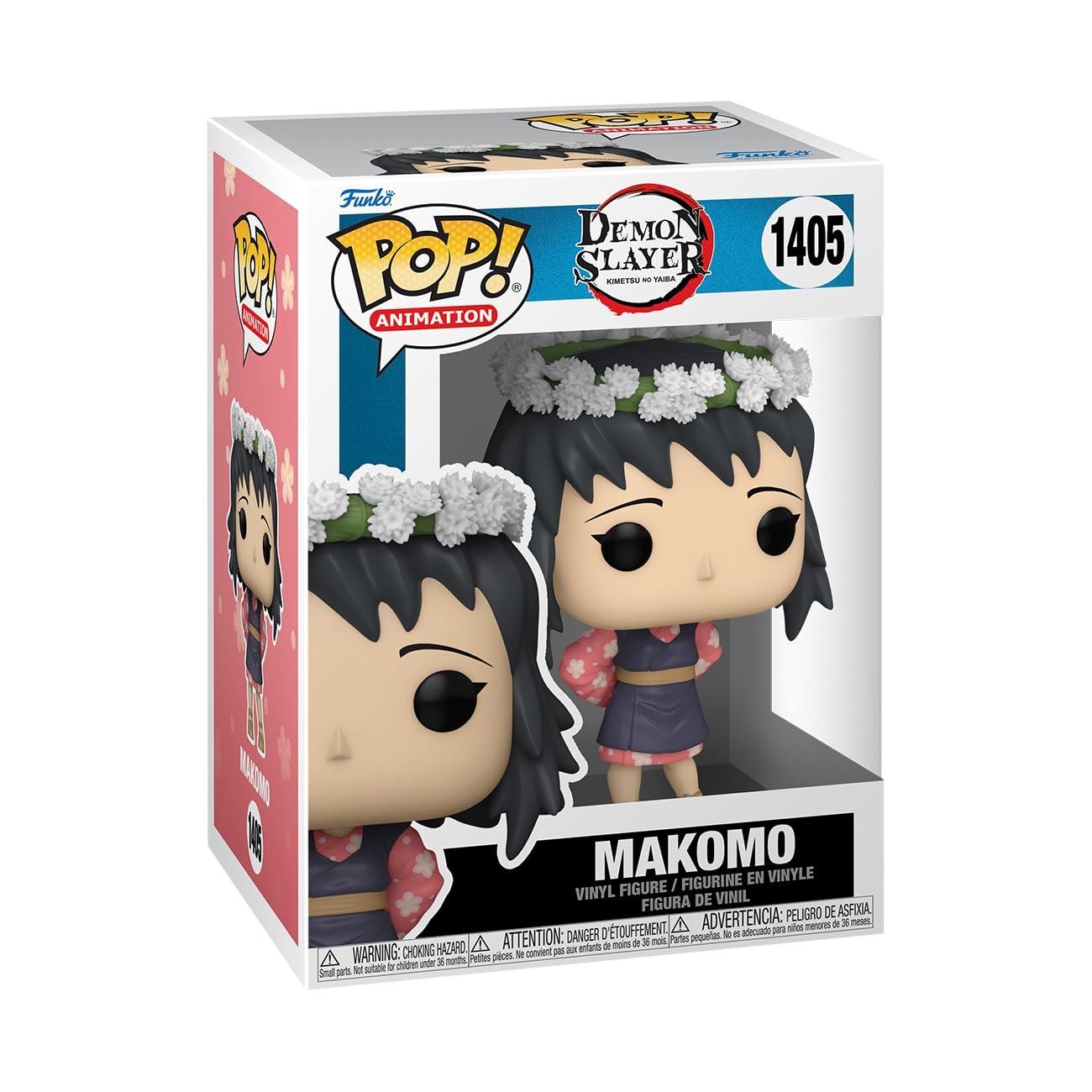 Demon Slayer Kimetsu no Yaiba POP! Animation Figure Makomo Flower Headdress 9cm