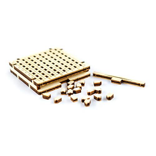 WoodenCity: Wooden Figures (Mini Checkers) /BoardGames