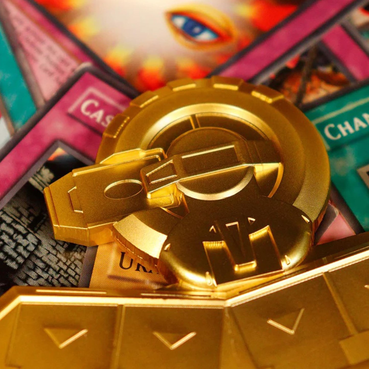 Yu-Gi-Oh! 24K Gold Plated Duel Disk Mini Replica 18 cm