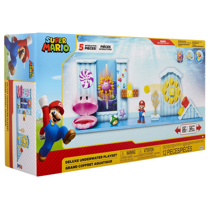World of Nintendo Super Mario Deluxe Playset Underwater