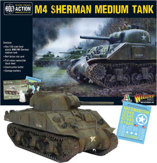 Bolt Action US M4 Sherman Medium Tank Warlord Games 28mm Ww2