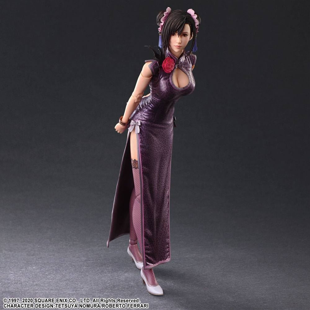 Final Fantasy VII Remake Play Arts Kai Figure Tifa Lockhart Sporty Dress 25cm