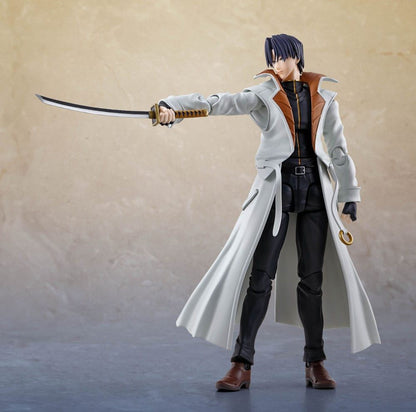 Rurouni Kenshin Meiji Swordsman Romantic Story S.H. Aoshi Shinomori 17cm