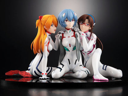 Evangelion 30+10 Thrice Upon a Time Statue Asuka/Rei/Mari Newtype Cover Ver