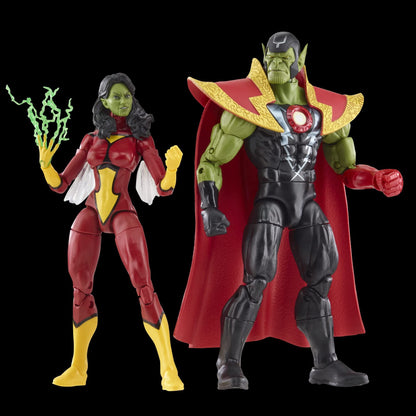 Marvel Legends Avengers Beyond Earth's Mightiest Skrull Queen & Super Skrull