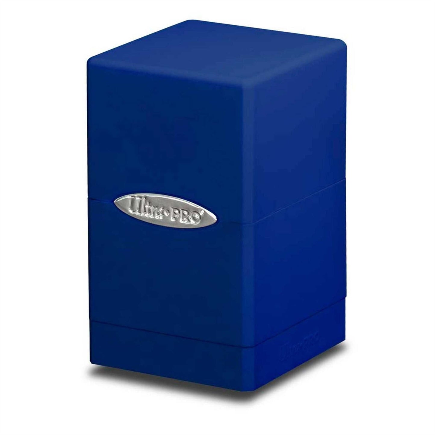 Blue Satin Tower Deck Box
