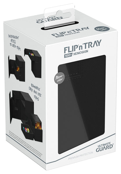 Ultimate Guard Flip`n`Tray 100+ XenoSkin Monocolor Black